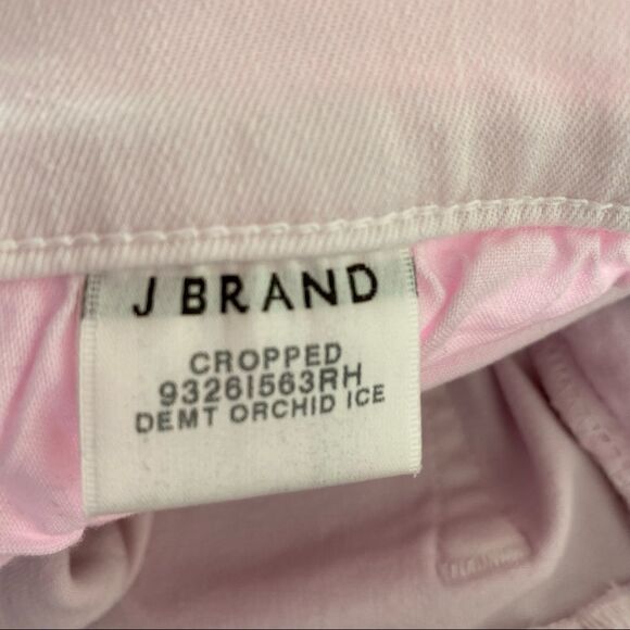 JBRAND-CROPPED Orchid Ice Distressed Ankle Mid-Rise Jeans (Size:29) - Picture 11 of 14